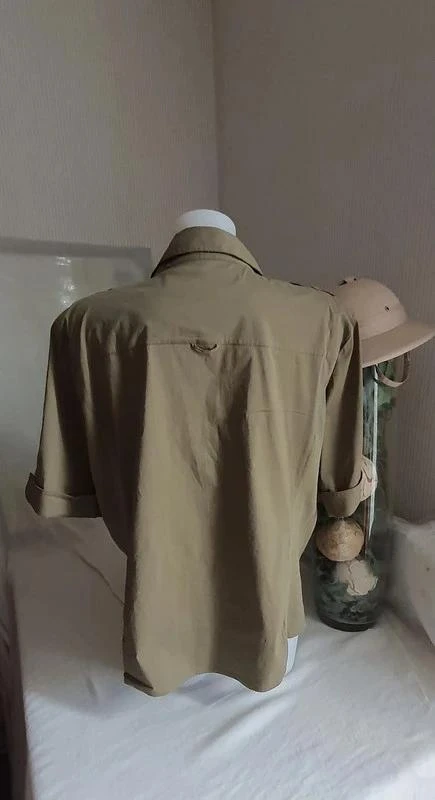 Kaki damesoverhemd "Un jour ailleurs" maat 2XL nieuw – photo 4